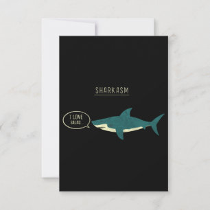 Sharkasm Classic Mitteilungskarte