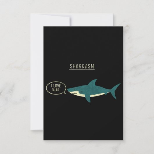 Sharkasm Classic Mitteilungskarte (Vorderseite)