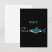 Sharkasm Classic Mitteilungskarte (Vorne/Hinten)