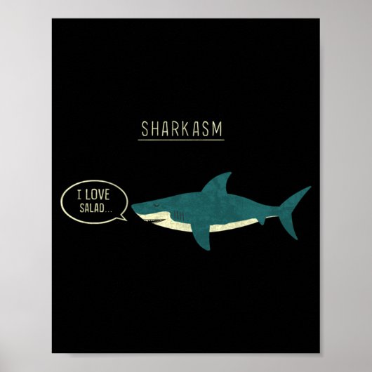 Sharkasm Classic Poster (Vorne)