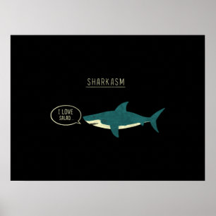 Sharkasm Classic Poster