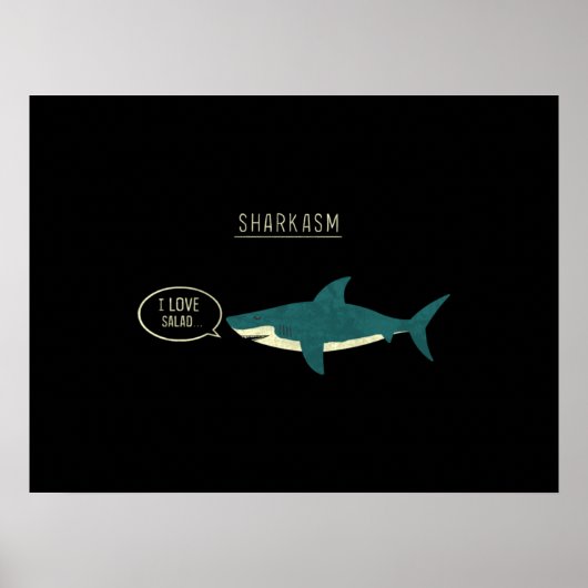 Sharkasm Classic Poster (Vorne)