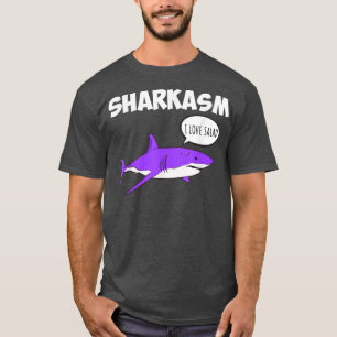 Sharkasm sarcasm Hai Ironie Vegetarier Vegan T-Shirt