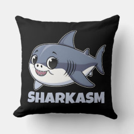 Sharkasmus mit Porbeagle Shark Baby Funny Pub Kissen