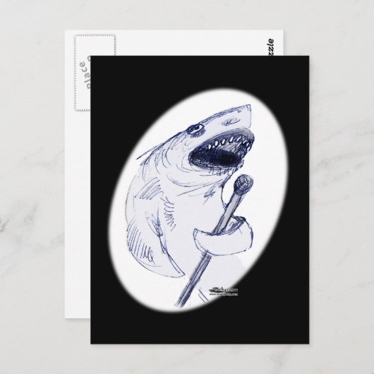 Sharkey Finatra Postkarte (Vorne/Hinten)