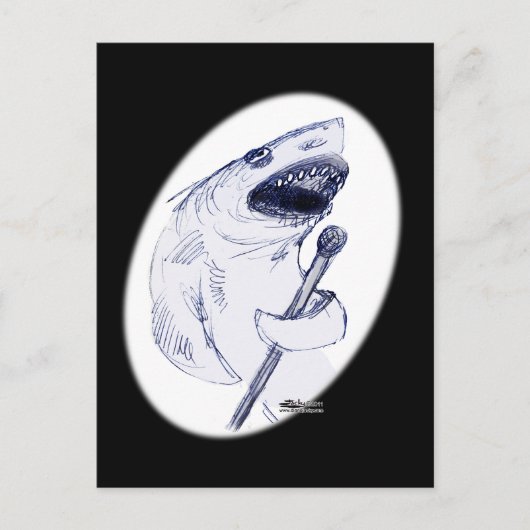 Sharkey Finatra Postkarte (Vorderseite)