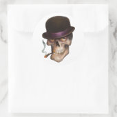 Sharkey Runder Aufkleber (Tasche)