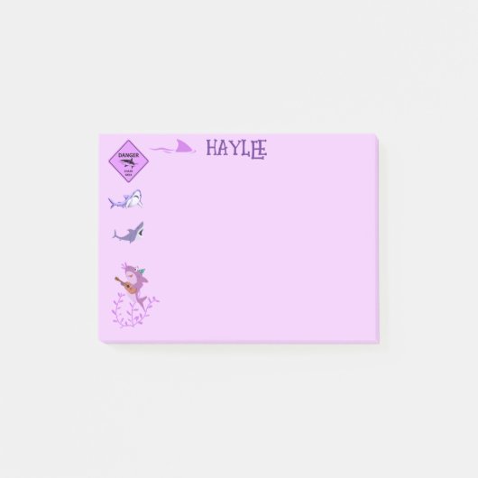 Sharkie friend post it note post-it klebezettel (Vorderseite)