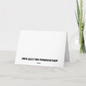 SHARKK FUNNY BIRTHDAY GREETING CARDS KARTE (Rückseite)