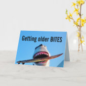 SHARKK FUNNY BIRTHDAY GREETING CARDS KARTE (Gelbe Blume)