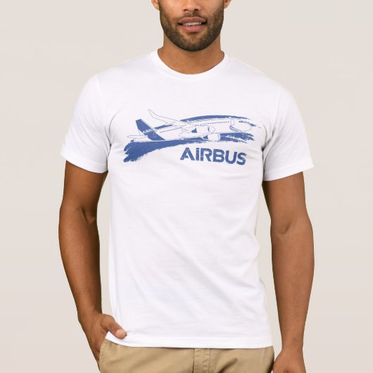 Sharklet Airbus a320 T-Shirt (Vorderseite)