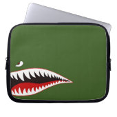 Sharkmouth Laptopschutzhülle (Vorderseite)