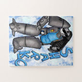 Sharko macht Geschirr Puzzle (Horizontal)