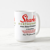 Sharko's Restaurants, 3 Lokale, Illinois Kaffeetasse (VorderseiteRechts)
