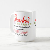 Sharko's Restaurants, 3 Lokale, Illinois Kaffeetasse (Vorderseite Links)