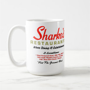 Sharko's Restaurants, 3 Lokale, Illinois Kaffeetasse