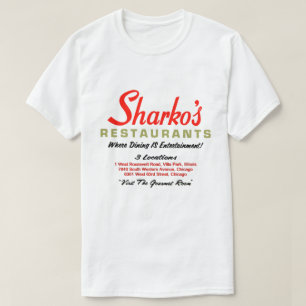 Sharko's Restaurants, 3 Lokale, Illinois T-Shirt