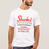 Sharko's Restaurants, 3 Lokale, Illinois T-Shirt (Vorderseite)