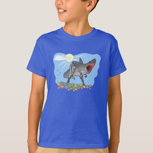 SharkRex Kinder T-Shirt (Vorderseite)
