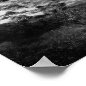 Sharks Cove, Oahu B&W Poster (Ecke)