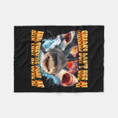 Sharks Don't Use Ai And They're Cool Af  Fleecedecke (Vorderseite (Horizontal))