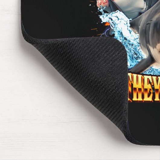 Sharks Don't Use Ai And They're Cool Af  Mousepad (Ecke)