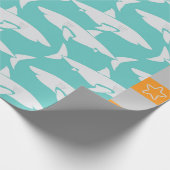 Sharks Geschenkpapier (Ecke)
