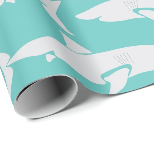 Sharks Geschenkpapier (Rolleneckpunkt)