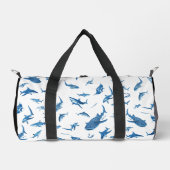 Sharks & Manta Rays|Ocean Art Design Duffle Bag (Vorderseite)