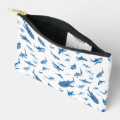 Sharks & Manta Rays｜Ocean Art Design Zubehörtasche (Offen)
