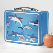 Sharks Metal Lunch Box (Beispiel)