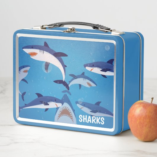 Sharks Metal Lunch Box (Beispiel)