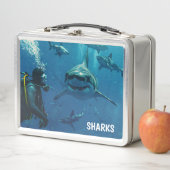 Sharks Metal Lunch Box (Beispiel)
