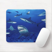 Sharks Mouse Pad Mousepad (Mit Mouse)