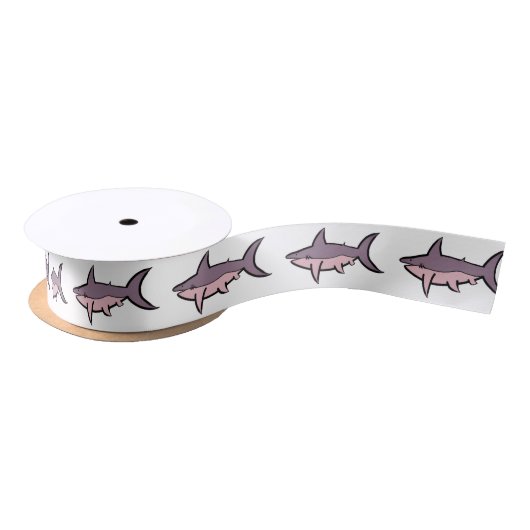 Sharks Satin Ribbon Satinband (Spule)