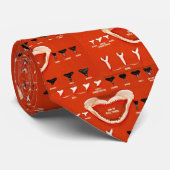 Sharks Teeth Krawatte (Gerollt)