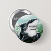 Sharktopus Button (Vorne & Hinten)