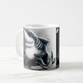 SHARKTOPUS KAFFEETASSE (Vorderseite Links)