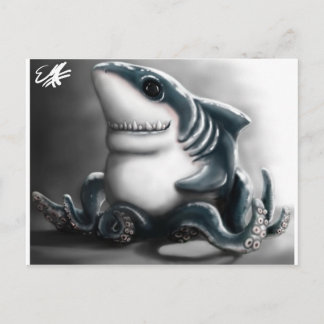 SHARKTOPUS POSTKARTE