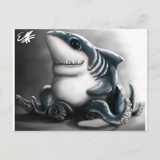 SHARKTOPUS POSTKARTE (Vorderseite)