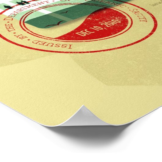 Sharktopus Safety Poster (Ecke)