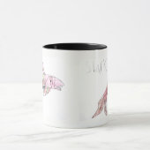 Sharky Haifisch - Kinderhaifisch-Kunst-kombinierte Tasse (Zentrum)