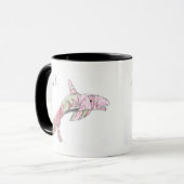 Sharky Haifisch - Kinderhaifisch-Kunst-kombinierte Tasse (Vorderseite Links)