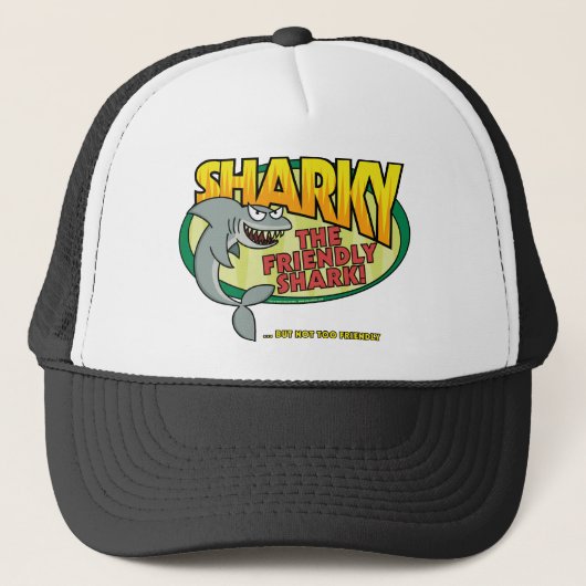 Sharky Hut Truckerkappe (Vorderseite)