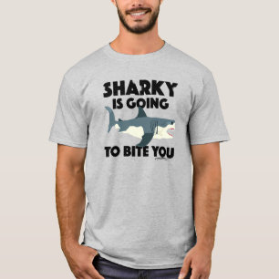 Sharky wird euch beim Design beißen - Männergrunds T-Shirt