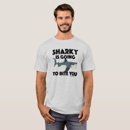 Sharky wird euch beim Design beißen - Männergrunds T-Shirt