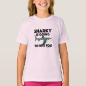 Sharky wird Ihnen Design beibringen - das Grundpri T-Shirt (Vorderseite)