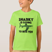 Sharky wird Ihnen Design beibringen - Kids's Basic T-Shirt (Vorderseite)