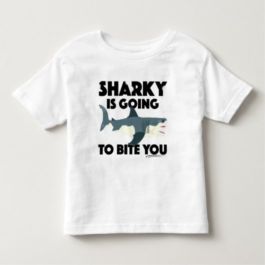 Sharky wird Ihnen Design beibringen - Kleinkind Fi Kleinkind T-shirt (Vorderseite)