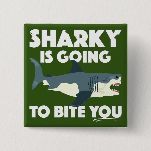 Sharky wird Ihnen Design beibringen - Knopf Button (Vorderseite)